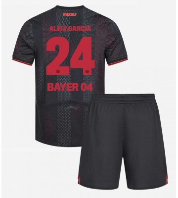 Bayer Leverkusen Aleix Garcia #24 Replica Home Stadium Kit for Kids 2025-26 Short Sleeve (+ pants)